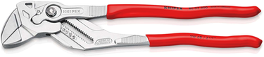 Knipex sleuteltang | 300 mm lengte | tang en schroefsleutel in eén | kunststof bekleed | verchroomd - 86 03 300 sb
