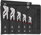 Knipex sleuteltangenset 00 19 55 s4, 5-delig (rood, incl. roltas)