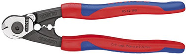 Knipex 95 62 190 draadkabelschaar geschikt voor (striptechniek) aluminium- en koperkabel, een- en meerdraads, middelhar