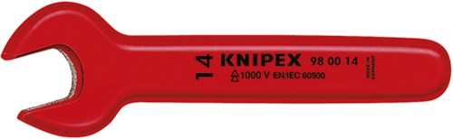 Knipex steeksleutel 12 x 125 mm vde - 980012