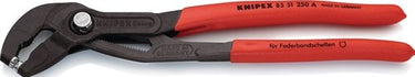Knipex veerbandklemtang | tot. lengte 250 mm capaciteit max. 70 mm | instellingen 19 | kunststof mantel | 1 stuk - 85 51 250 af 85 51 250 af