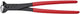 Knipex voorsnijtang zwart geatramenteerd met kunststof bekleed 280 mm - 6801280