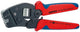 Knipex zelfinstellende krimptang voor adereindhulzen gebruineerd | 190 mm - 975308
