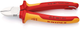Knipex zijsnijtang | 180 mm lengte | geïsoleerd | meercomponenten-omhullingen | vde-goedgekeurd | geïntegreerde bescherming - 70 06 180 t