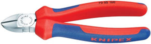 Knipex zijsnijtang verchroomd met meer-componentengrepen 160 mm - 7005160