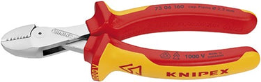 Knipex zijsnijtang | x-cut | verchroomd | 160 mm | vde | 7306160 - 7306160