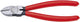Knipex zijsnijtang zwart geatramenteerd met kunststof bekleed 125 mm - 7001125