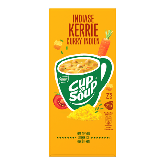 Cup-a-soup knorr indiase kerrie (21x 175 ml)