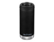 Klean kanteen thermosfles - tkwide - 355 ml (12 oz) - met koffiedop - zwart
