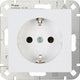 Enzo kopp hk07 pure mat wit inbouw stopcontact ra - 4624100