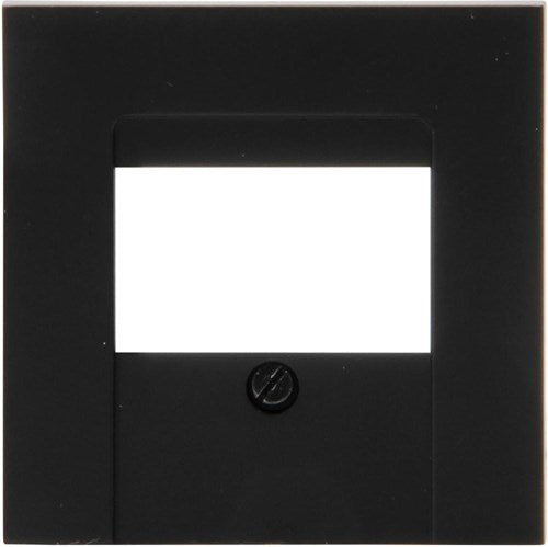 Enzo kopp hk07 pure mat zwart afdekplaat usb - 4624570