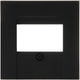 Enzo kopp hk07 pure mat zwart afdekplaat usb - 4624570
