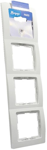 Load image into Gallery viewer, Enzo kopp paris arctic wit 4 voudig afdekraam - 4625160
