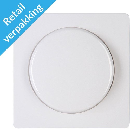 Load image into Gallery viewer, Enzo kopp paris arctic wit afdekplaat + knop dimmer - 4625030

