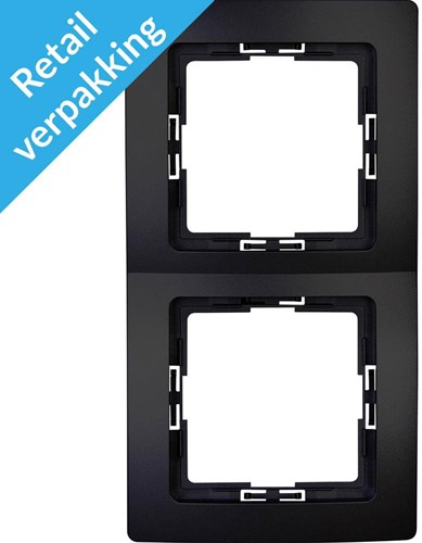 Load image into Gallery viewer, Enzo kopp paris mat zwart 2 voudig afdekraam - 4625340
