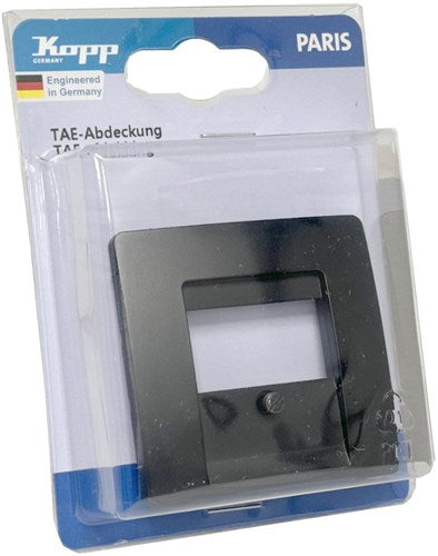 Load image into Gallery viewer, Enzo kopp paris mat zwart afdekplaat usb - 4625270

