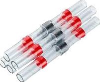 Afbeelding laden in galerijviewer, Enzo krimpkous soldeerconnector 0,5 - 1,5mm rood zak(50) - 4143009
