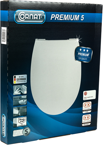 Cornat premium 5 wc-bril sc afneembaar wi - kspremsc500