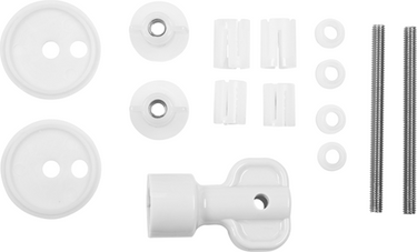 Cornat wc-bril prime white matt steel fsc - kswmssc00