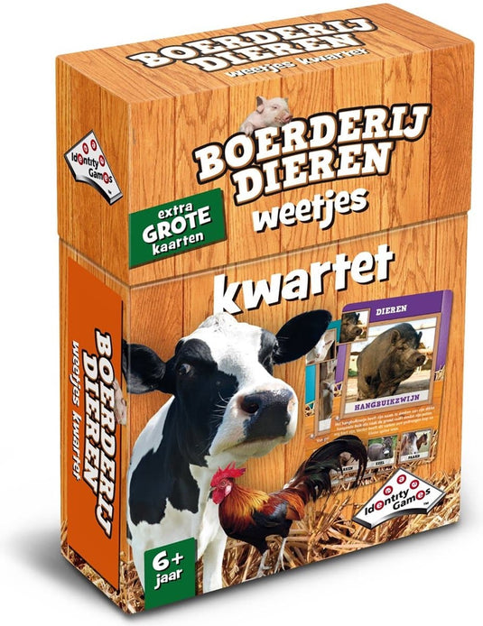 Identity games identitygames weetjes kwartet boerderijdieren