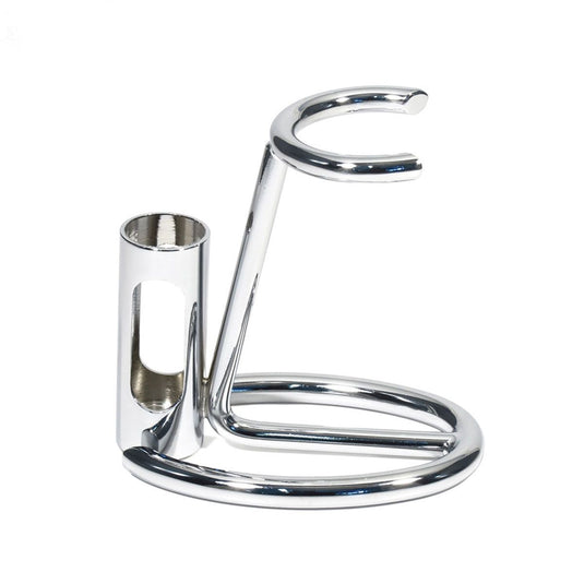 Omega scheerkwaststandaard chrome met scheermeshouder