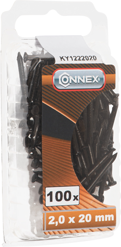 Connex staalnagel bv-k 20mm gebl. 100st st - ky1222020