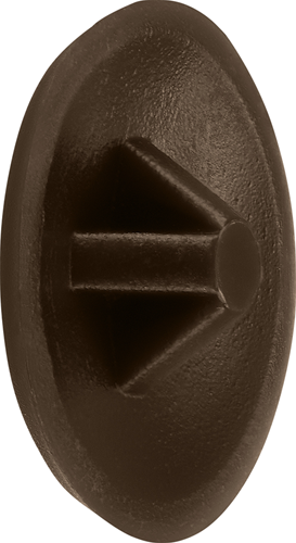 Load image into Gallery viewer, Connex afdekkap pz d12 pvc 50st br - ky3180031
