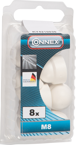 Load image into Gallery viewer, Connex afdekkap zeskant m8 kunststof 8s wi - ky4210030
