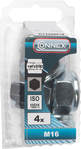 Connex borgmoer met nylonring m16 4st vz - ky4260016