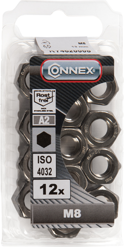 Load image into Gallery viewer, Connex zeskantmoer m8 12st a2 - ky4620008
