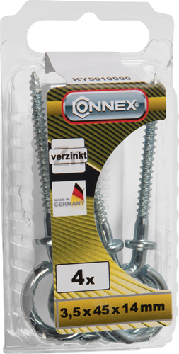 Load image into Gallery viewer, Connex oogschroef 3.5x45 stop 4st vz - ky5010000
