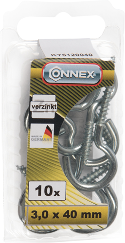Load image into Gallery viewer, Connex haakschroef 3.0x40 10st vz - ky5120040
