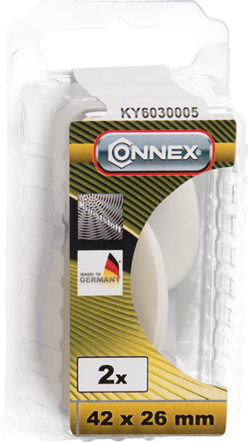 Connex zelfklevende haak kunststof 2st wi - ky6030005