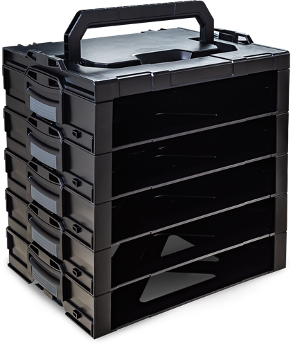 Load image into Gallery viewer, L-boxx i-boxx rack 5 block - 6100000339
