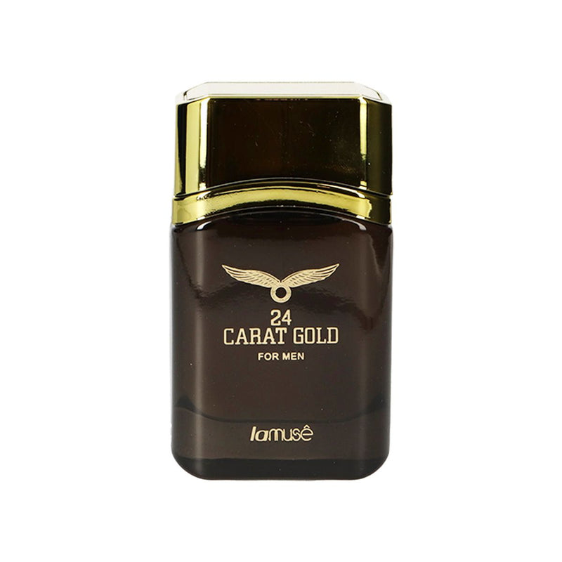 Load image into Gallery viewer, Lamusê by lattafa eau de toilette spray heren 24 carat gold 100ml

