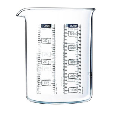 Pyrex kitchen lab maatbeker 500ml 11 x 11 x 12 cm