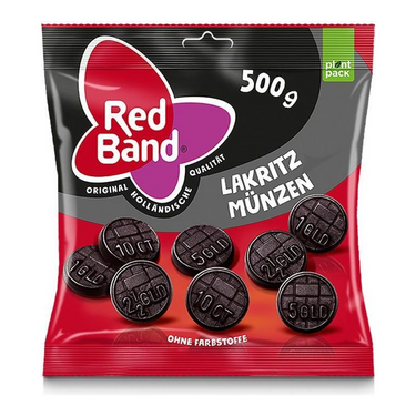 Red band lakritz munzen (d) (12x 500gr)