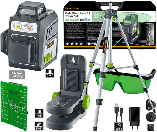 Load image into Gallery viewer, Laserliner pocketplane-laser 3g set - 036.703a
