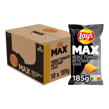 Lay's max heinz tomato ketchup (10x 185gr)