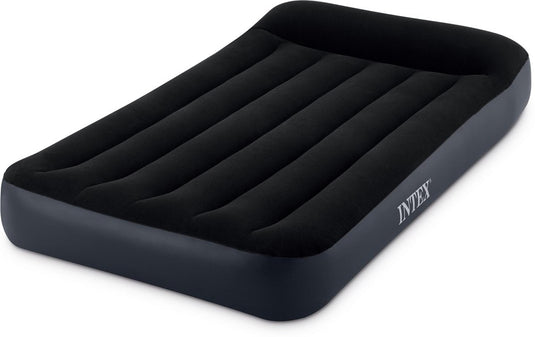 Intex twin pillow rest classic luchtbed met ingebouwde pomp (220-240v) 99x191x25cm