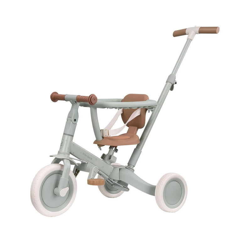 Load image into Gallery viewer, Little dutch driewieler met duwstang groen
