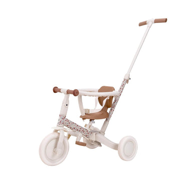 Little dutch driewieler met duwstang sunny flower
