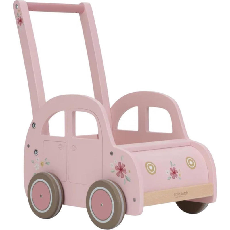 Load image into Gallery viewer, Little dutch loopwagen roze fsc
