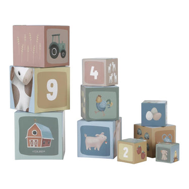 Little dutch - little farm kartonnen stapeltoren fsc