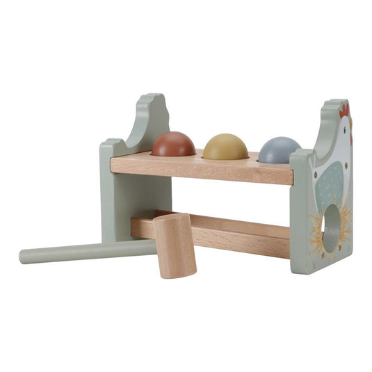 Little dutch tiamo little farm hamerbankje met ballen