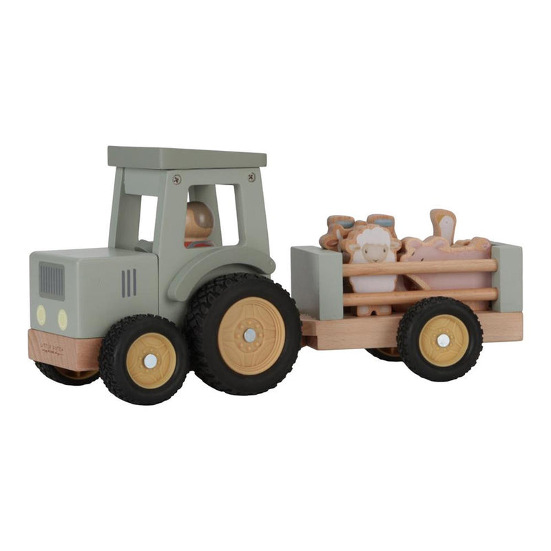 Load image into Gallery viewer, Little dutch tiamo little farm tractor met trailer
