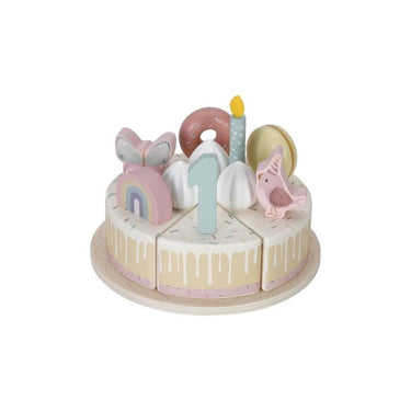Little dutch tiamo verjaardagstaart roze fsc hout