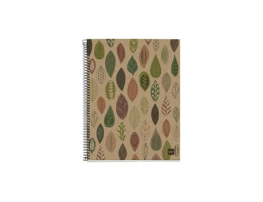 Miquelrius notitieboek - leaves - a5 blanco - 120 blz