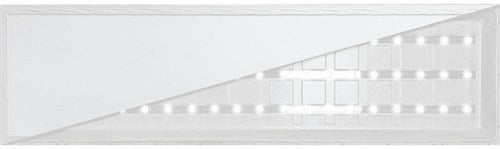 Afbeelding laden in galerijviewer, Enzo led backlit paneel wit 120x30cm 30w 4000k 4050lm - 5016050
