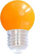 Enzo led kogellamp e27 oranje 1w - led0157